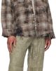 R13 R13 Khaki Damon Pleated Trousers - 4