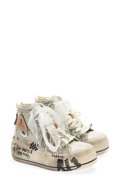 R13 R13 Kurt High Top Platform Sneaker