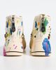 R13 R13 Kurt High Top Sneakers Off White Paint Splatter - 4