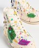 R13 R13 Kurt High Top Sneakers Off White Paint Splatter - 5