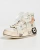 R13 R13 Kurt High Top Sneakers Off White With Charms - 2
