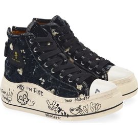 R13 R13 Kurt Platform High Top Sneaker