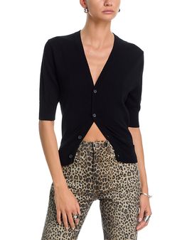 R13 R13 Merino Wool V Neck Cardigan Sweater