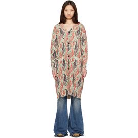 R13 R13 Multicolor Printed Long Cardigan