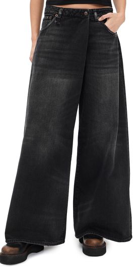 R13 R13 Nico Wrap Jeans Essex Black