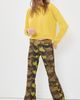 R13 R13 Overflow Boy Corduroy Flare Pants Brown Green Snake Stretch - 2