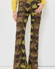 R13 R13 Overflow Boy Corduroy Flare Pants Brown Green Snake Stretch - 3