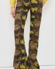 R13 R13 Overflow Boy Corduroy Flare Pants Brown Green Snake Stretch - 4