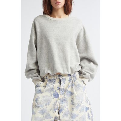 R13 R13 Oversize Balloon New York Crewneck Graphic Sweatshirt