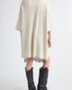 R13 R13 Oversize T-Shirt Dress with Slipdress Appliqué - 2