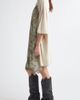 R13 R13 Oversize T-Shirt Dress with Slipdress Appliqué - 3
