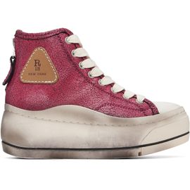 R13 R13 Pink Kurt High Top Sneakers