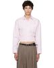 R13 R13 Pink Split Hem Boyfriend Shirt - 1