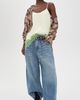 R13 R13 Pleated Waistband Jeans Concrete Blue - 2