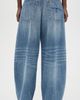 R13 R13 Pleated Waistband Jeans Concrete Blue - 4