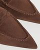 R13 R13 Pointed Toe Suede Loafers Brown Suede - 6