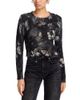R13 R13 Printed Baby Crewneck Cashmere Sweater - 1