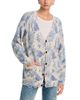 R13 R13 Printed Boyfriend Cardigan Sweater - 1