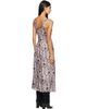 R13 R13 Purple Grunge Slip Midi Dress - 3