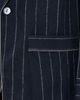 R13 R13 Ragged Blazer NAVY AND WHITE STRIPE - 6
