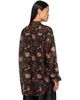 R13 R13 Red & Black Drop Neck Shirt - 3