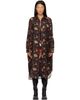 R13 R13 Red & Black Jumbo Shirt Midi Dress - 1
