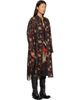 R13 R13 Red & Black Jumbo Shirt Midi Dress - 2