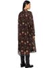 R13 R13 Red & Black Jumbo Shirt Midi Dress - 3