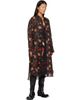 R13 R13 Red & Black Jumbo Shirt Midi Dress - 4