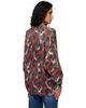 R13 R13 Red & Black Printed Oversized Sweater - 3