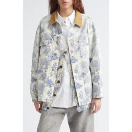R13 R13 Relaxed Floral Chore Jacket
