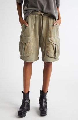 R13 R13 Relaxed Mulitpocket Sweat Shorts