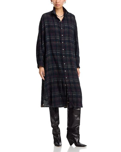 R13 R13 Reversible Jumbo Shirtdress