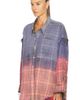 R13 R13 Reversible Shredded Seam Drop Neck Shirt - 3