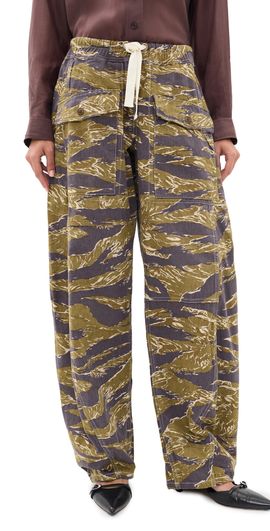 R13 R13 Reversible Utility Pants Green Camo