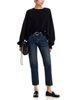 R13 R13 Romeo High Rise Straight Jeans in Hoyt Blue Stretch - 2