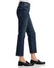 R13 R13 Romeo High Rise Straight Jeans in Hoyt Blue Stretch - 4
