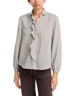 R13 R13 Shrunken Ruffle Shirt