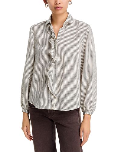 R13 R13 Shrunken Ruffle Shirt