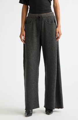 R13 R13 Side Pleat Wool Blend Sweatpants