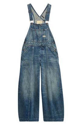 R13 R13 Siouxsie Wide Leg Overalls