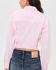 R13 R13 Split Hem Boyfriend Button Down Shirt Light Pink - 3