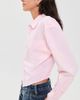 R13 R13 Split Hem Boyfriend Button Down Shirt Light Pink - 4