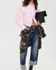 R13 R13 Split Hem Boyfriend Button Down Shirt Light Pink - 5