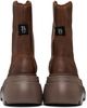 R13 R13 SSENSE Exclusive Brown Chunky Workwear Boots - 2