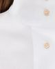 R13 R13 Tall Collar Boyfriend Button Up Shirt White - 6