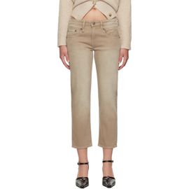 R13 R13 Tan Boy Straight Jeans
