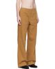 R13 R13 Tan Wide Leg Utility Trousers - 2
