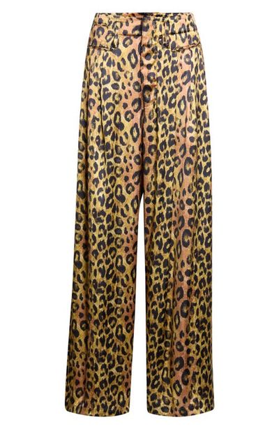 R13 R13 Triple Pleat Wide Leg Pants