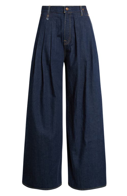 R13 R13 Triple Pleated Wide Leg Jeans